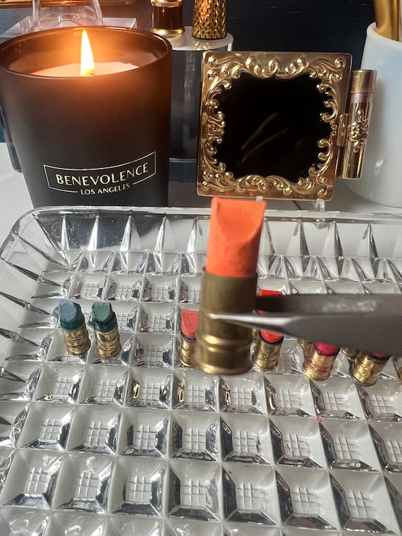 Vintage AVON Sample Lipstick & Shadow. 