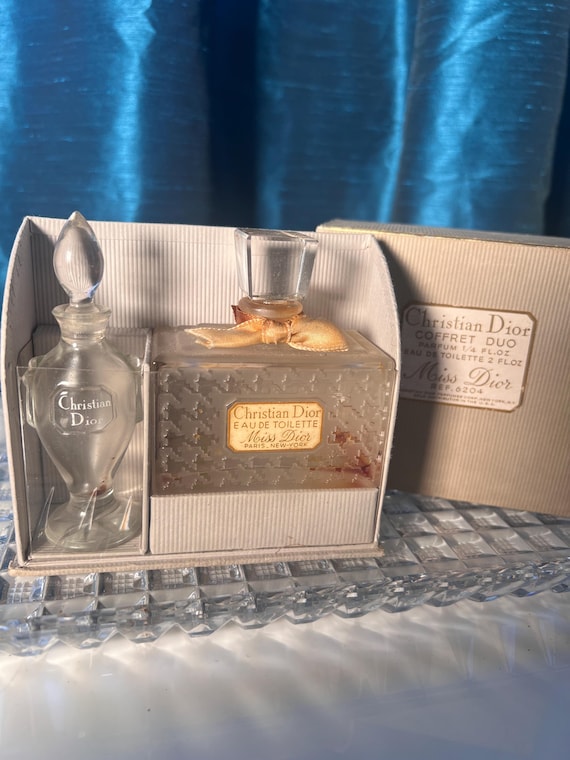 RARE Vintage Original 1950's Christian Dior, 'miss Dior' Eau De