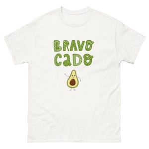 BRAVOCADO T-Shirt, Funny Avocado Tee, Plant-Based Avocado Gift, Vegan Superfood Shirt, Cute Avocado Lover Top