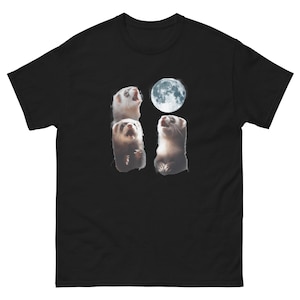 Space Ferrets T-Shirt: Galaxy Moon Howling Tee