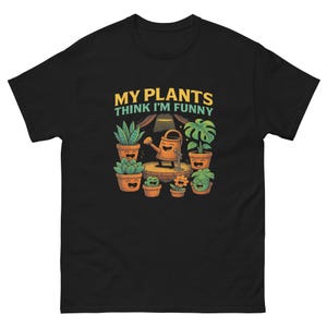 Le Mie Piante Mi Trovano Divertente Maglietta, Tee Umoristico Amante Piante, Regalo Divertente Giardiniere