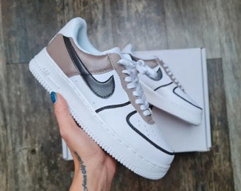 Sandy/Beige/Brown Custom Air Forces
