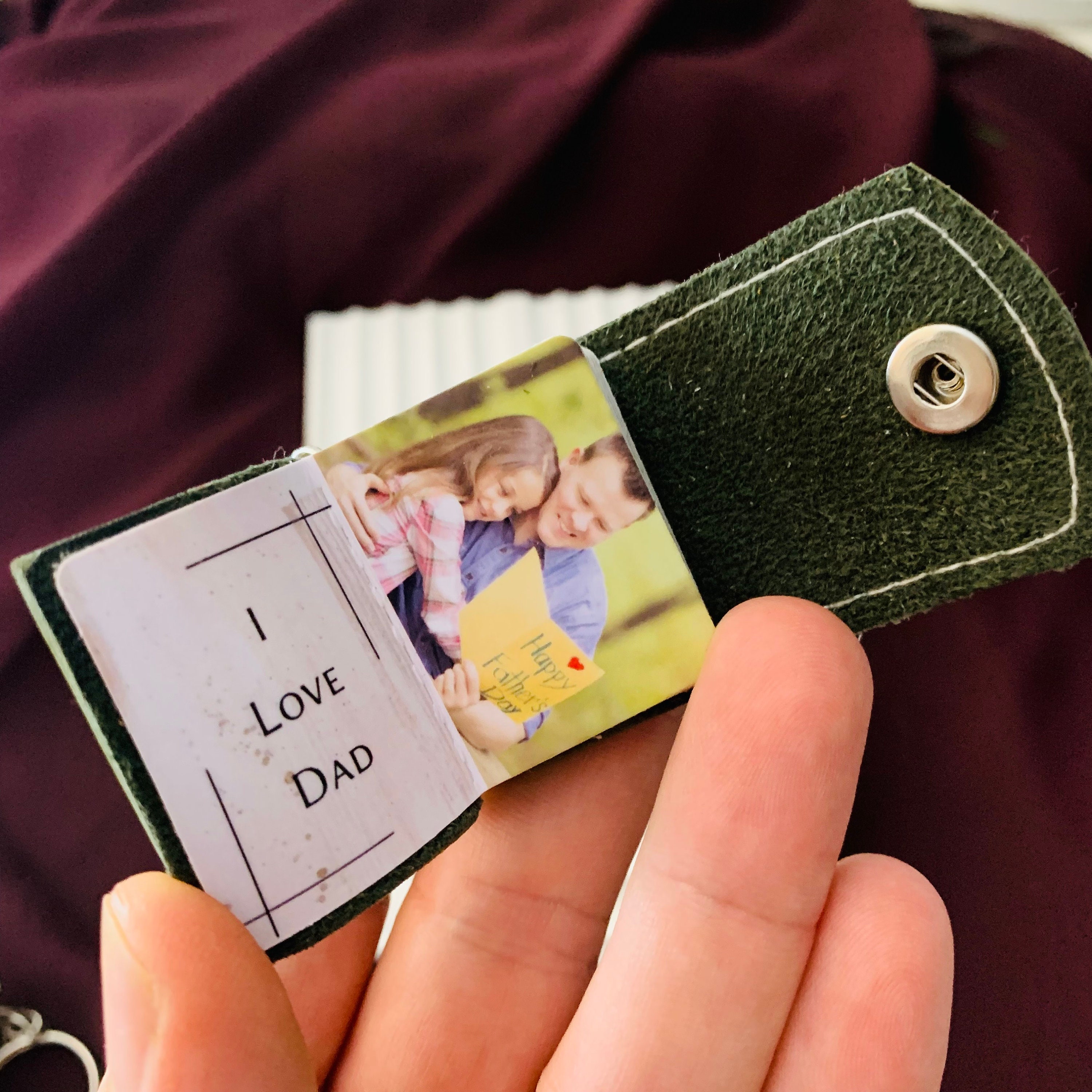 Mini Photo Album Keychain, Album Cover Keychain, Album Keychain, Custom