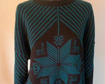 Vintage 80's ski style sweater
