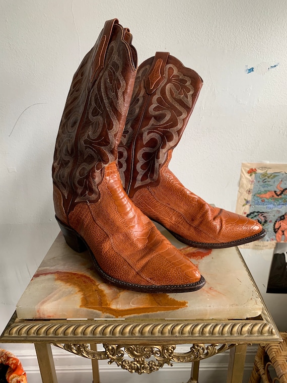 Rare Vtg El Dorado Handmade Cowboy Boots/Thieves M