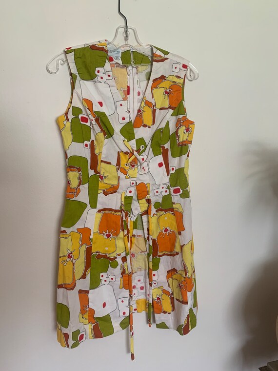 Alex Colman 60's Mod Multi-Color Tunic - image 2