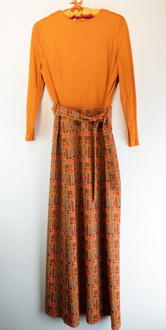 60s/70s Mod Maxi Hostess Gown