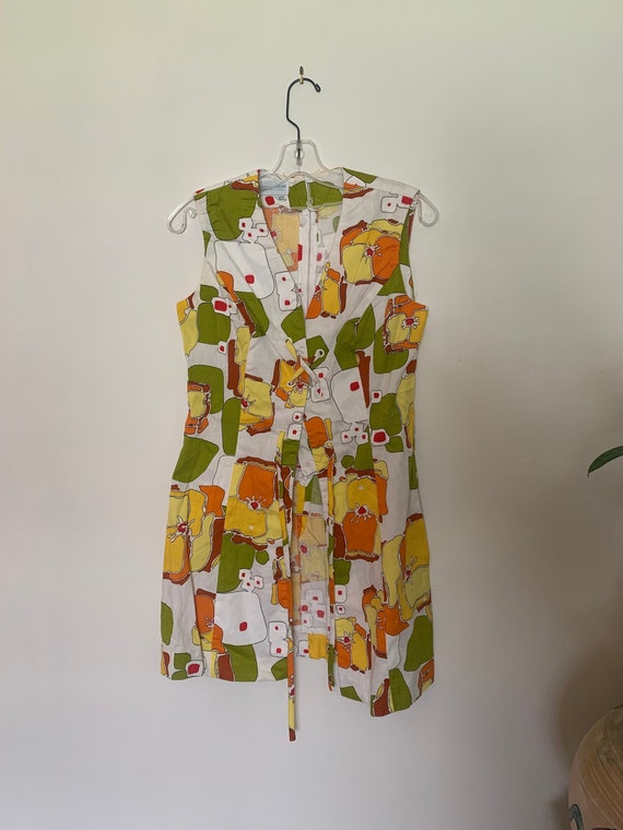 Alex Colman 60's Mod Multi-Color Tunic - image 1