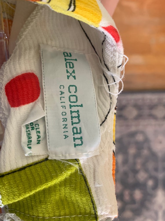 Alex Colman 60's Mod Multi-Color Tunic - image 7