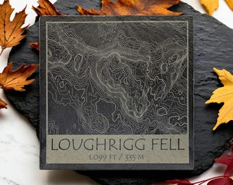 Loughrigg Fell Lake District Engraved Coasters