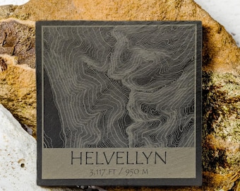 Helvellyn Lake District Engraved Coasters