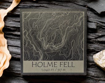 Holme Fell Lake District Engraved Coasters