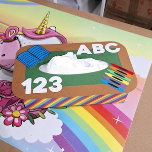 Fichier SVG Cricut / Silhouette / Brother boîte mouchoirs école