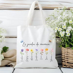 Fichier de sublimation PNG  Fête des Mères Le Jardin de Maman personnalisable