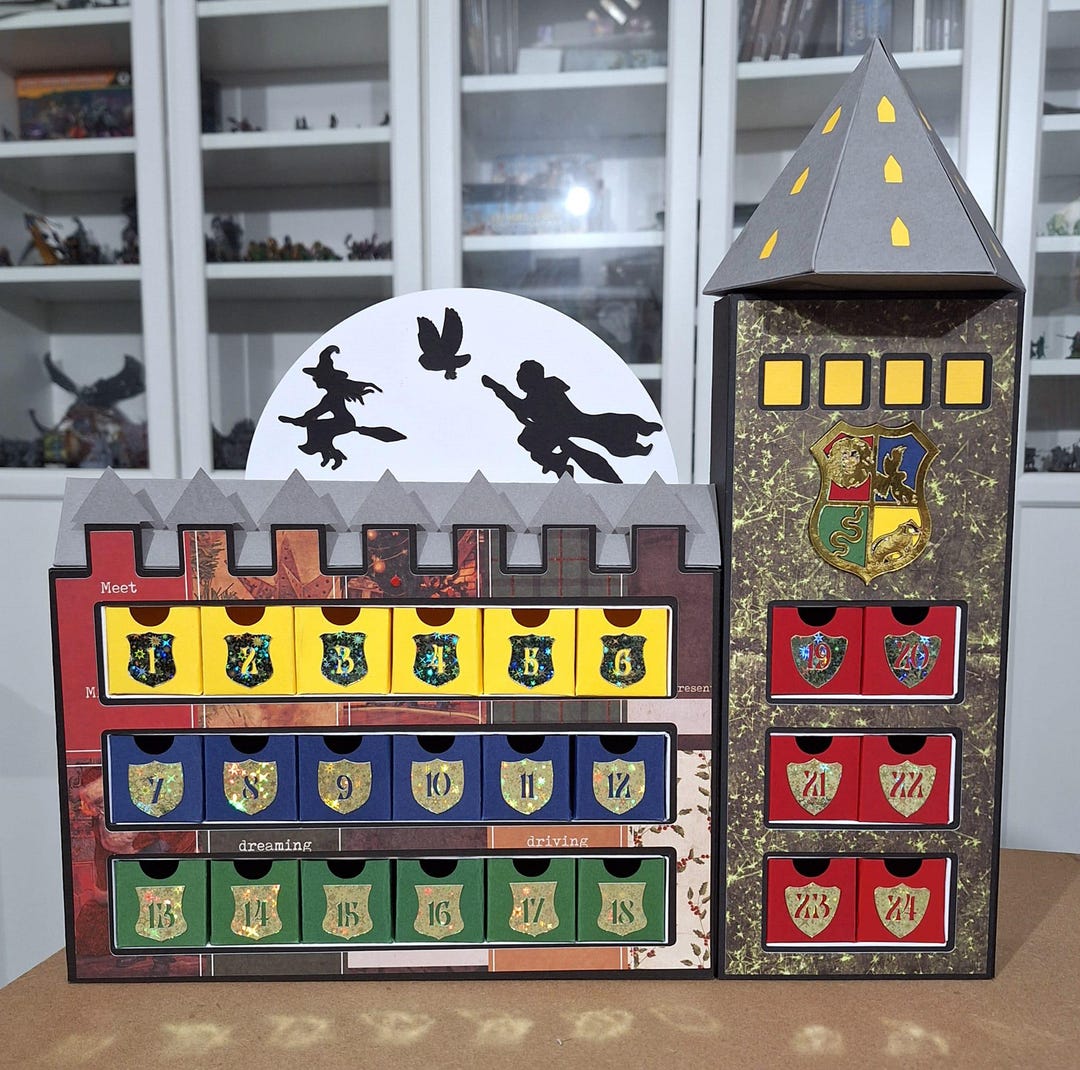 SVG File Cricut / Silhouette / Brother Harry Potter Castle Advent ...