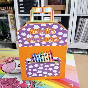Fichier SVG Cricut / Silhouette / Brother Sac cadeau cartable