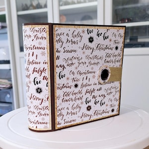 Fichier SVG Cricut / Silhouette / Brother calendrier de l'avent livre spécial mignonnettes Côte d'Or ou mini Milka