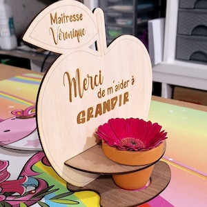 Caixa de suporte para plantas Apple File SVG/XCS