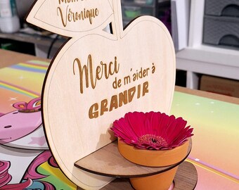 SVG / XCS File Apple Plant Holder Box