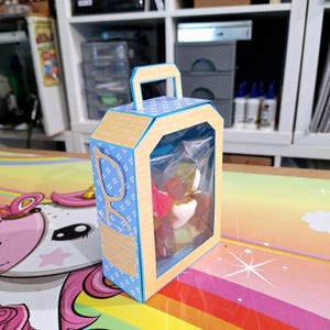 Fichier SVG Cricut / Silhouette / Brother boîte mini cartable avec ou sans fenêtre