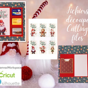 Fichier de découpe Cricut / Silhouette / ScanNcut carte de voeux mini Lindt
