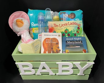 Wooden Crate Baby Boxes