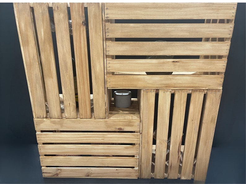 Large Rustic Wooden Crate Storage Units Etsy
