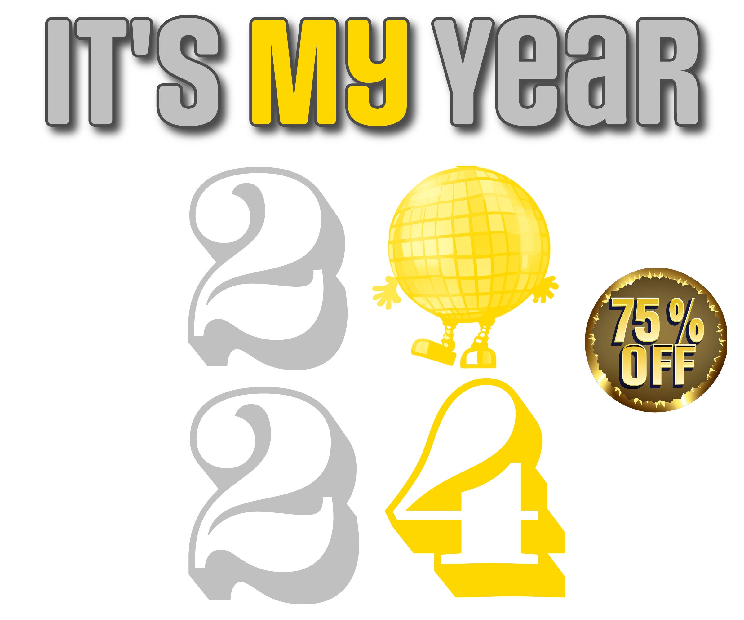 Cute 2024 New Year 2024 Png, Trendy 2024 PNG, Christmas Shirt Design