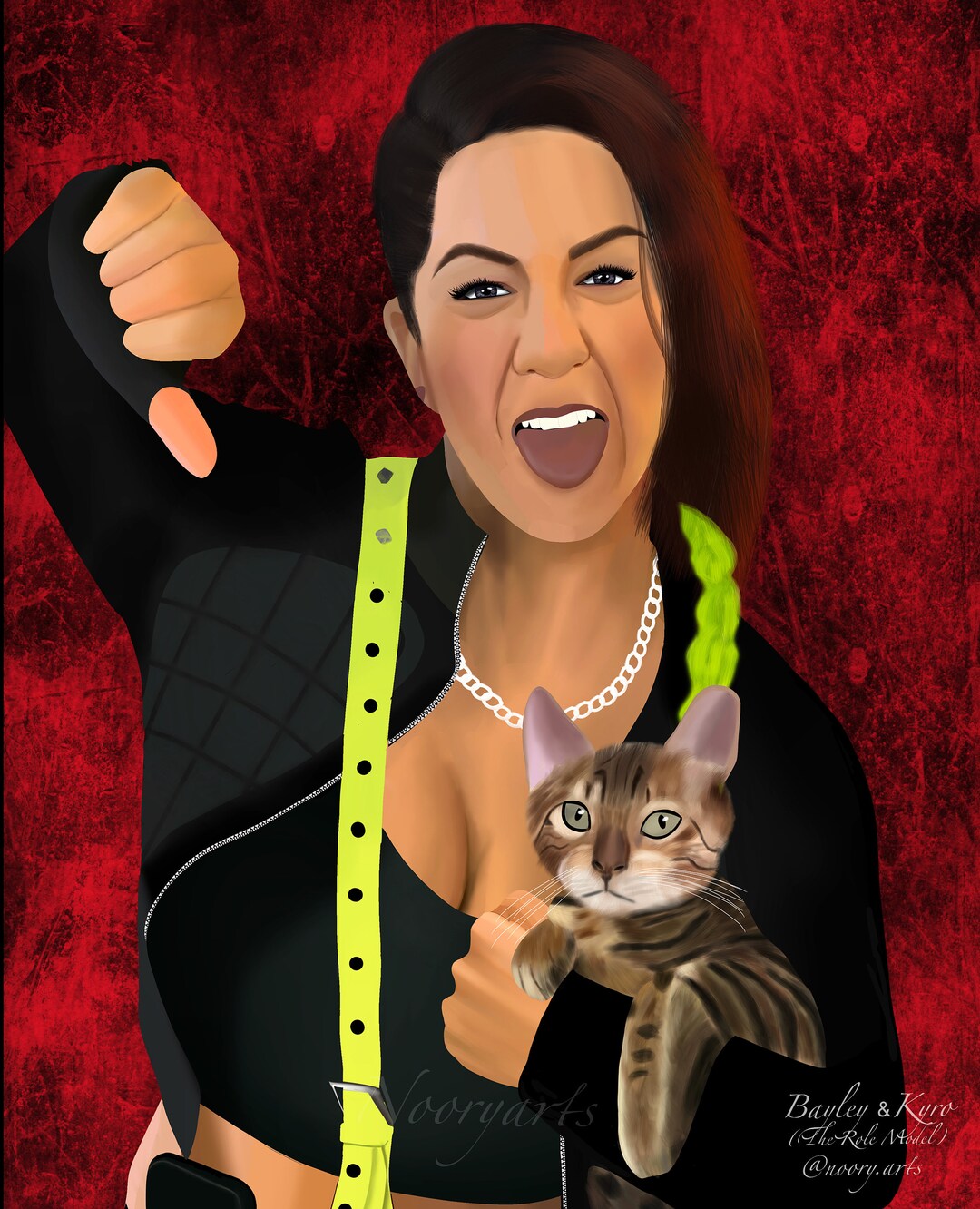 Bayley Semi Realistic Style Art Etsy Australia