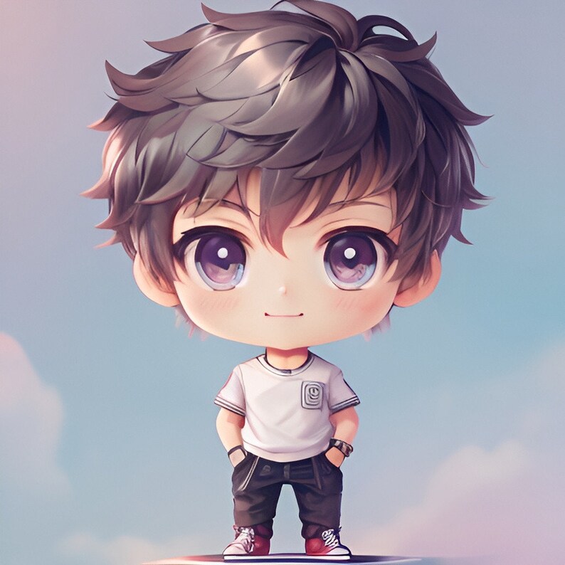 70+ Procreate Chibi Male Clothes Stamps: Jackets, Suits, Sweaters ...