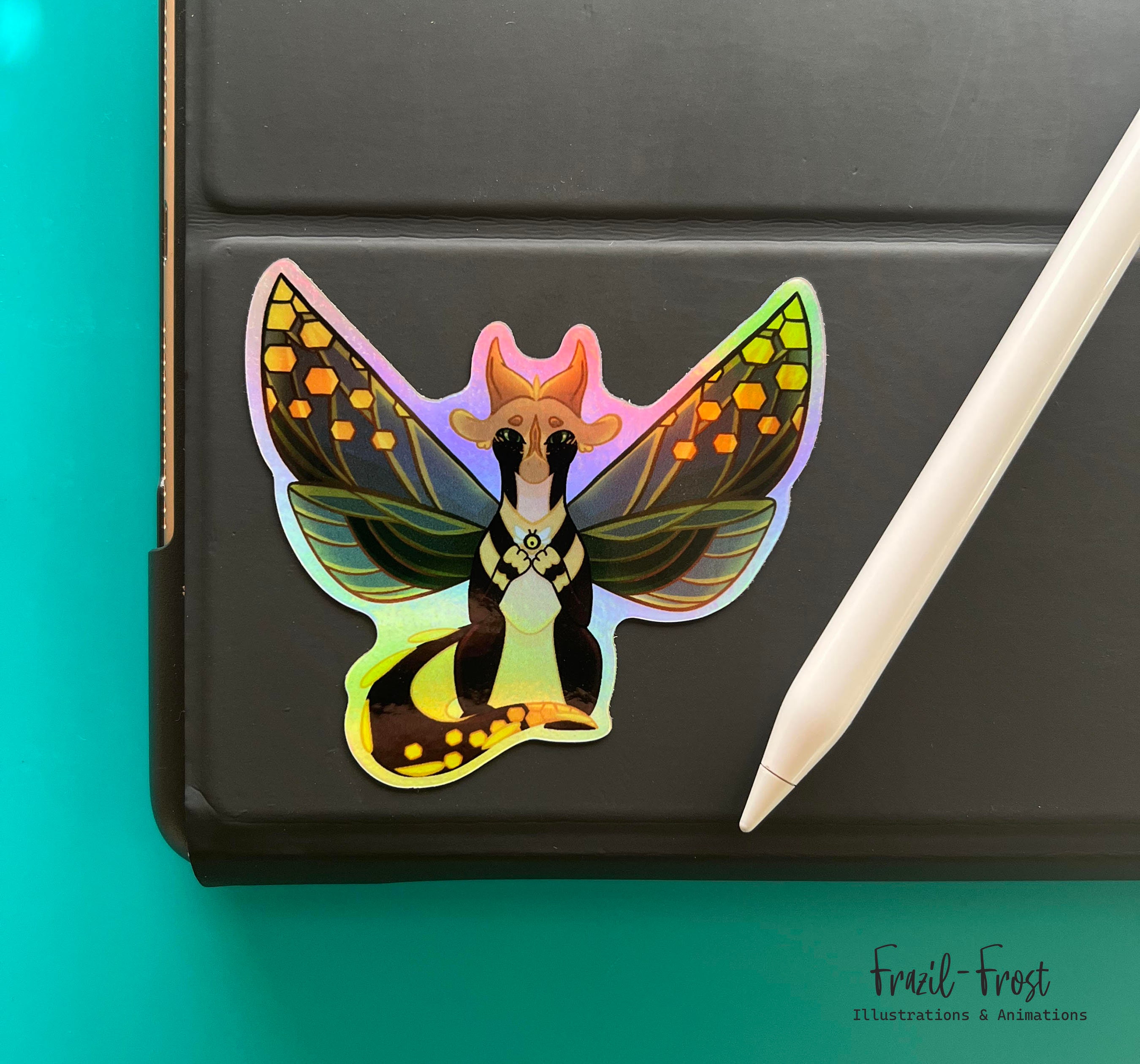 Bumblebee WOF Holographic Sticker