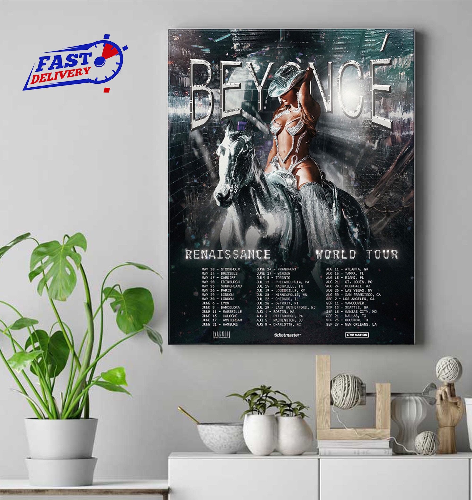 Beyonce Renaissance World Tour 2023 Poster sold by Giovani Flores | SKU ...