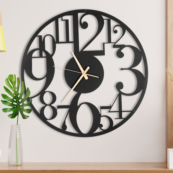 Metal Clock Numbers Etsy