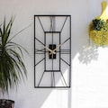 Rectangle Wall Clock,Large Metal Clocks for Wall,Unique Wall Clock,Vertical Wall Clock,Modern Wall Clock,Rectangular Design Metal Wall Decor