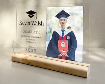 Targa di laurea personalizzata: regalo da tavolo in acrilico