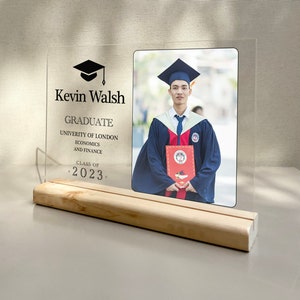 Personalized Graduation Plaque: Acrylic Tabletop Gift
