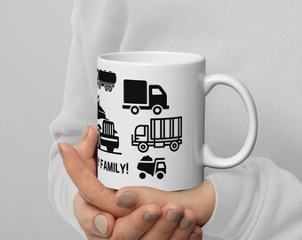 Trucker Mug - Say Hi to my family