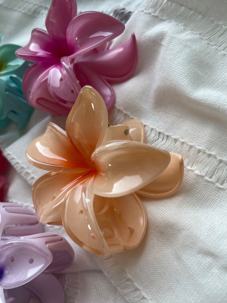 Hawaii Blumen-Haarspangen Clips Flowers Spangen Haare imagem 2