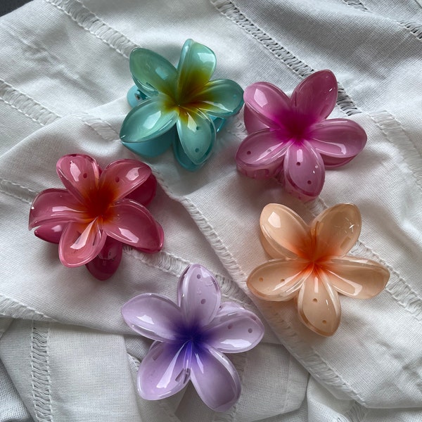 Hawaii - Blumen-Haarspangen - Clips - Flowers - Spangen - Haare