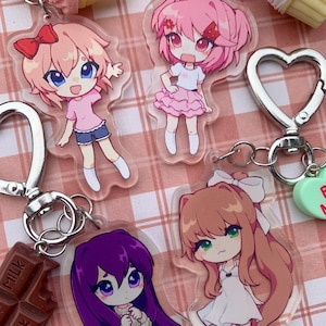 DOKI DOKI First Date Acrylic Keychains