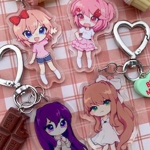 DOKI DOKI First Date Acrylic Keychains