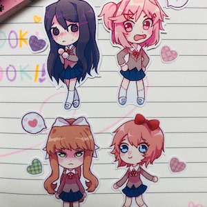 DOKI DOKI Sticker Set