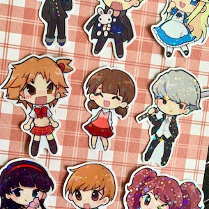 Persona 4 Golden Sticker Pack Investigation Team Holographic + Laminated