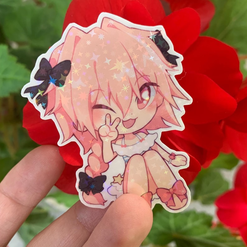 Astolfo Fate Extella Beach Costume Sparkling Frills Laminated Sticker ...