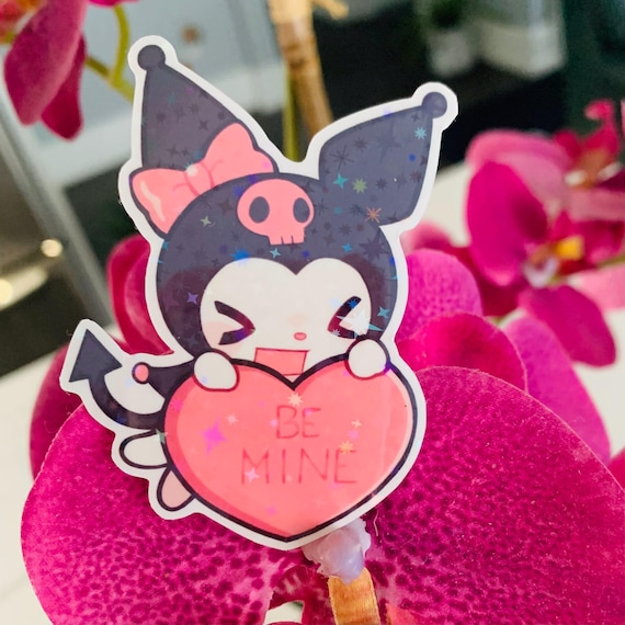 Valentines Day My Melody Kuromi Laminated Sticker Gift Set Sanrio