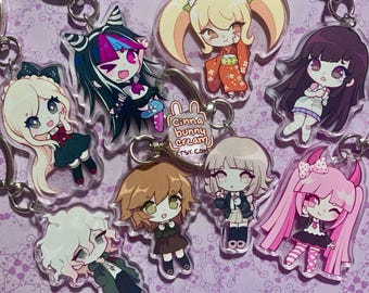 (未使用/傷) ダンガンロンパ 大神さくら 朝日奈葵 アクリルキーホルダー2点 ダンガンロンパ 桜葵 大神さくら＆朝比奈葵 画集 - Etsy 日本