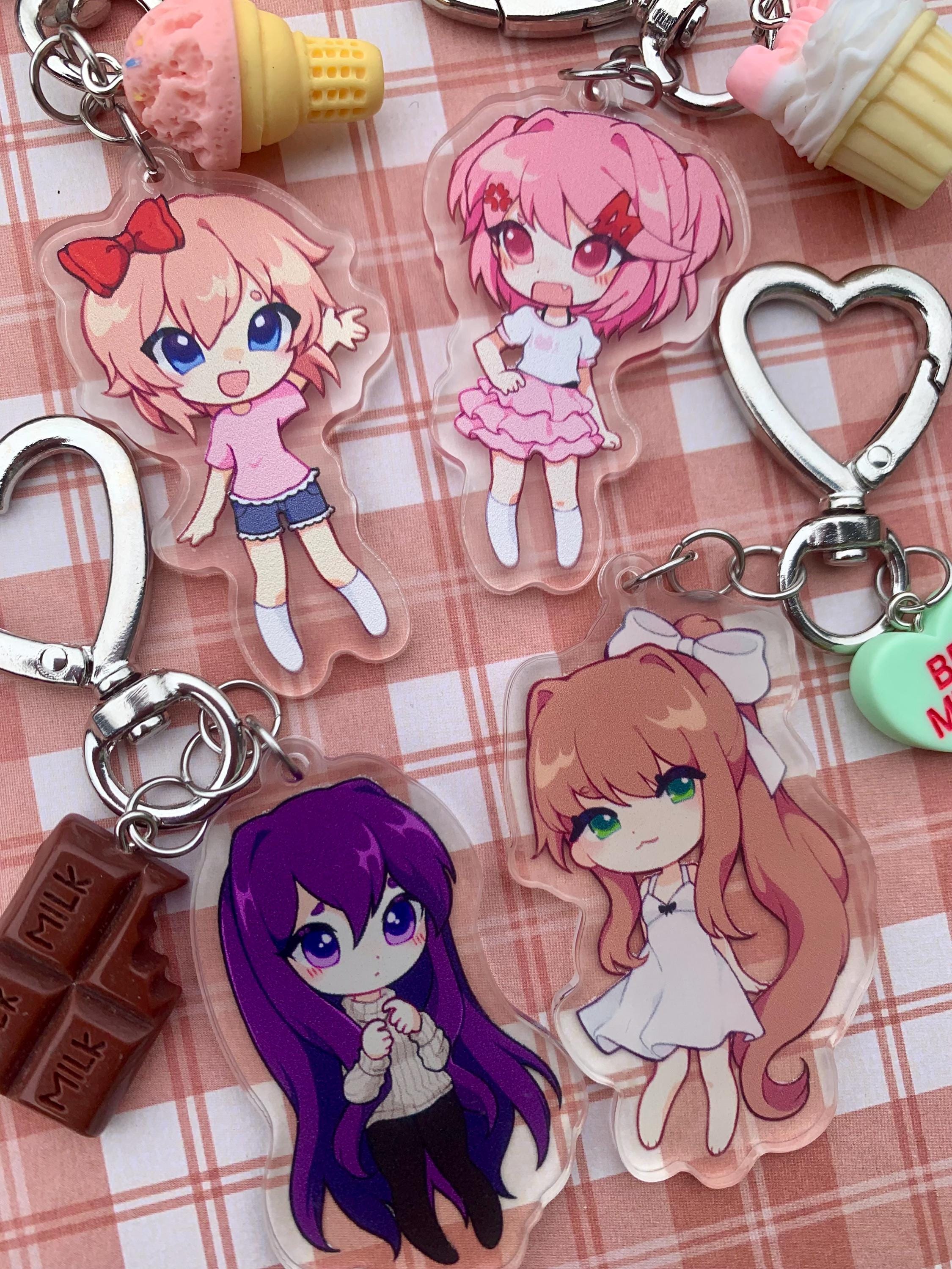 DOKI DOKI First Date Acrylic Keychains - Etsy