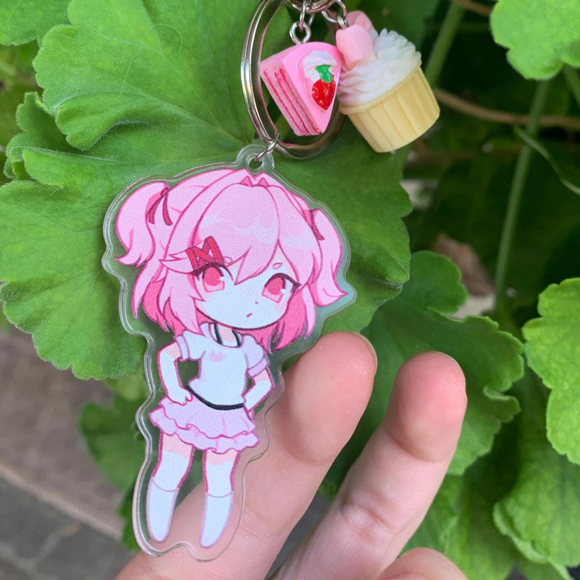 ドキドキ文芸部 キーチェーンセット ドキドキ文芸クラブ チャーム DDLC キーチェーン モニカ