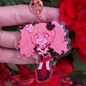Junko Enoshima Danganronpa 2,5 pouces porte-clés acrylique