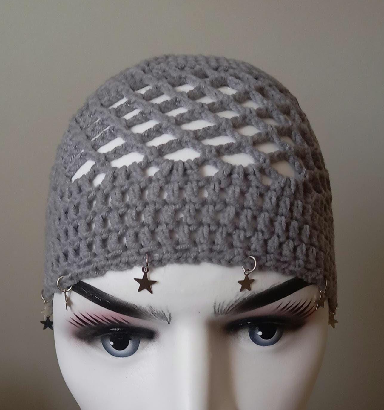Crochet Cotton Blend Skull Cap: Boho Knit Beanie - Etsy